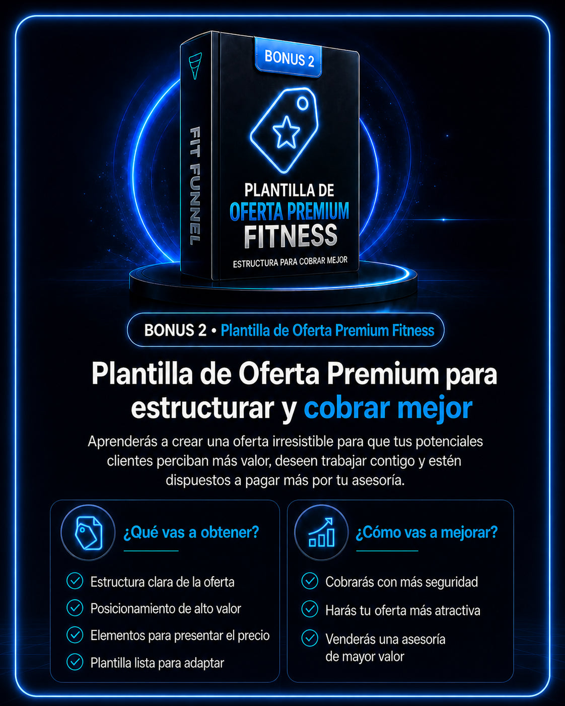 Bonus 2 Plantilla de Oferta Premium Fitness Fit Funnel