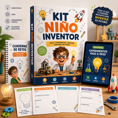 KIT NIÑO INVENTOR + 5 BONUS GRATIS
